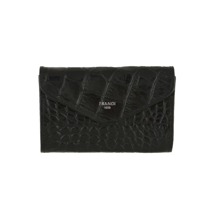 Frandi Porte monnaie crocodile>Femme Porte-Monnaie Cuir