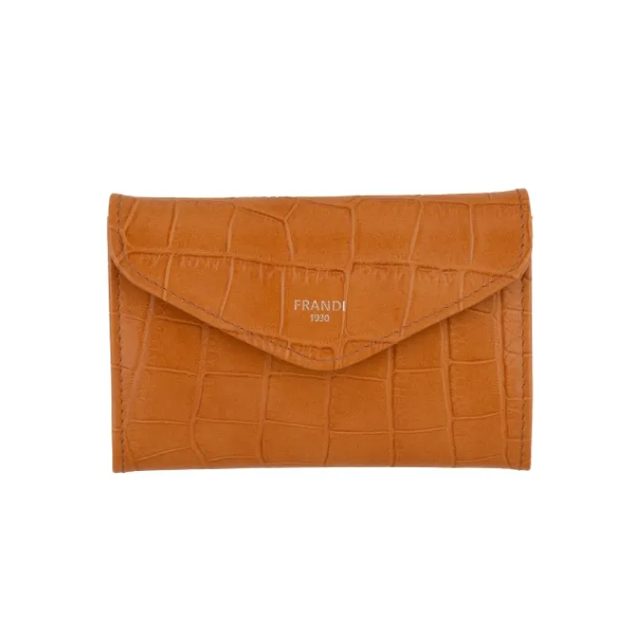 Frandi Porte monnaie crocodile>Femme Porte-Monnaie Cuir
