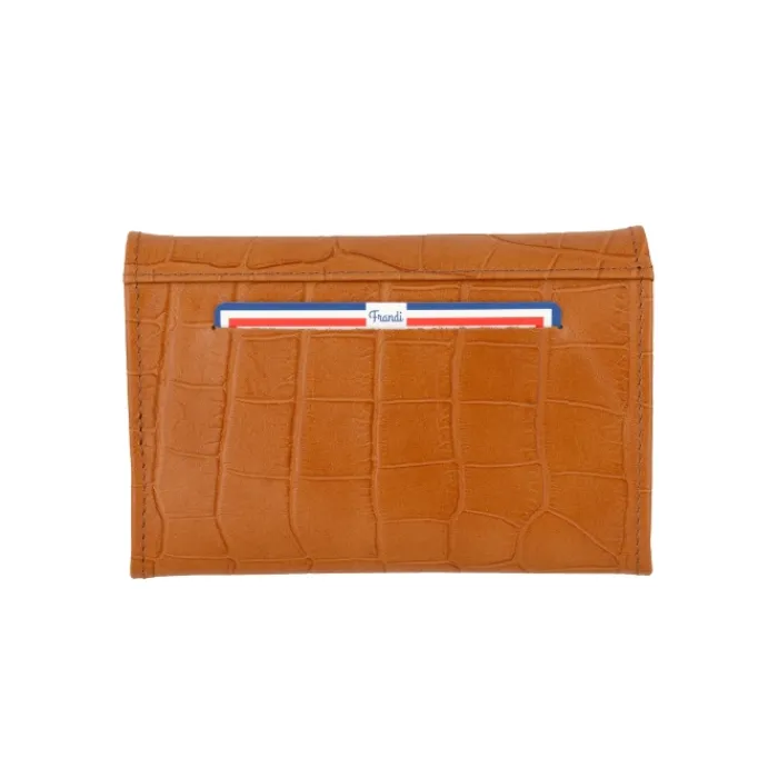 Frandi Porte monnaie crocodile>Femme Porte-Monnaie Cuir