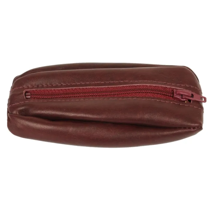 Frandi Porte monnaie en cuir grain de café>Homme Porte-Monnaie Cuir