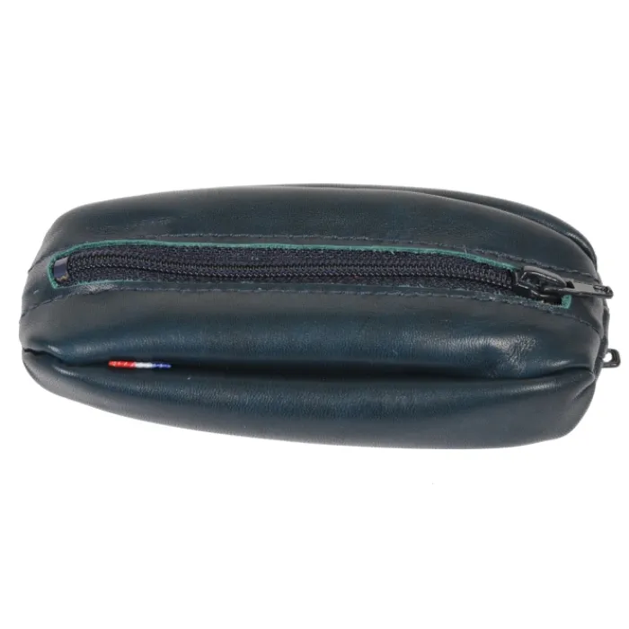 Frandi Porte monnaie en cuir grain de café>Homme Porte-Monnaie Cuir
