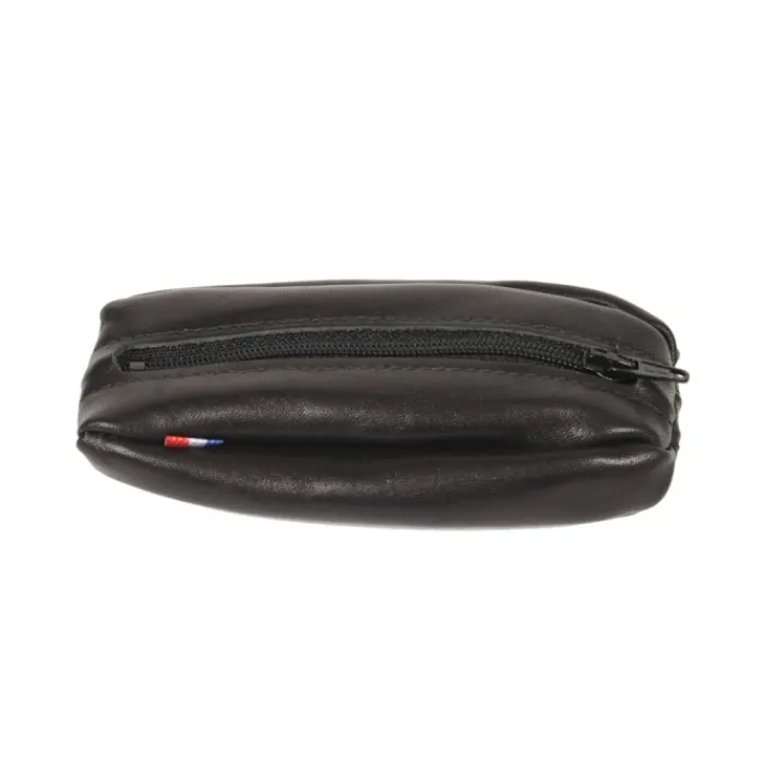 Frandi Porte monnaie en cuir grain de café>Homme Porte-Monnaie Cuir