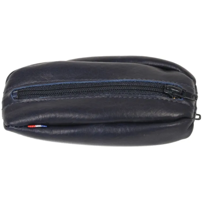 Frandi Porte monnaie en cuir grain de café>Homme Porte-Monnaie Cuir