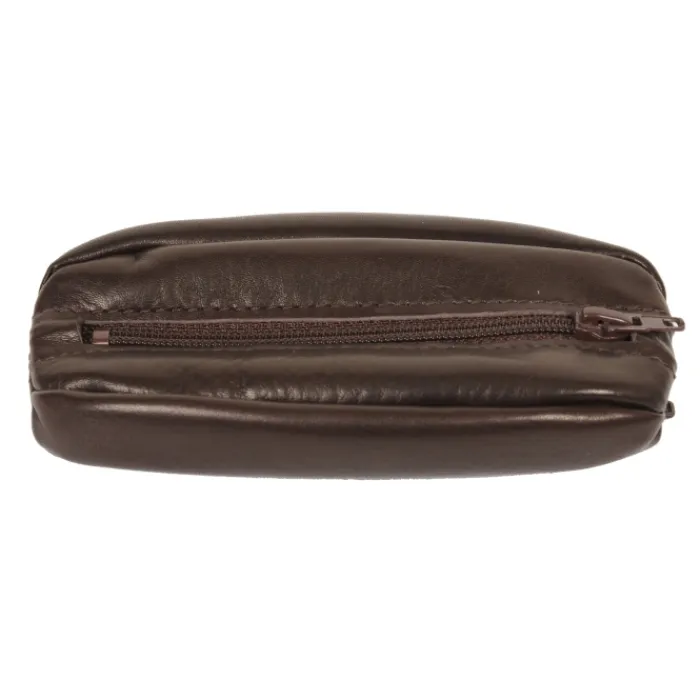 Frandi Porte monnaie en cuir grain de café>Homme Porte-Monnaie Cuir