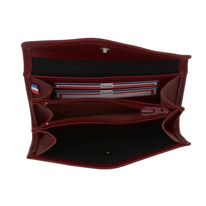Frandi Porte monnaie femme 13 cm>Femme Porte-Monnaie Cuir