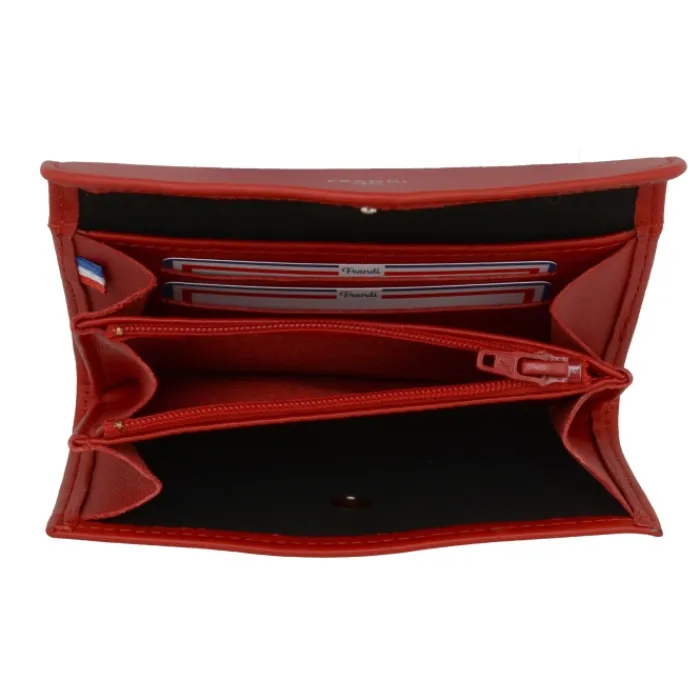 Frandi Porte monnaie femme 13 cm>Femme Porte-Monnaie Cuir