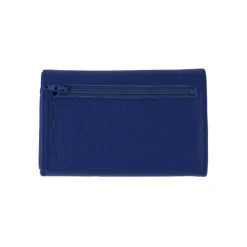 Frandi Porte monnaie femme fermoir en cuir noir - 657><noscript><img width=