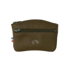 Frandi Porte monnaie fermeture zippée cuir noir 5204>Homme Porte-Monnaie Cuir