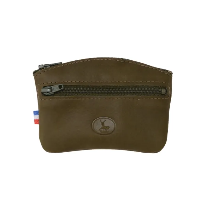 Frandi Porte monnaie fermeture zippée cuir noir 5204>Homme Porte-Monnaie Cuir