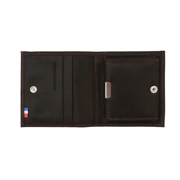 Frandi Porte monnaie homme cuir carré ->Homme Porte-Monnaie Cuir