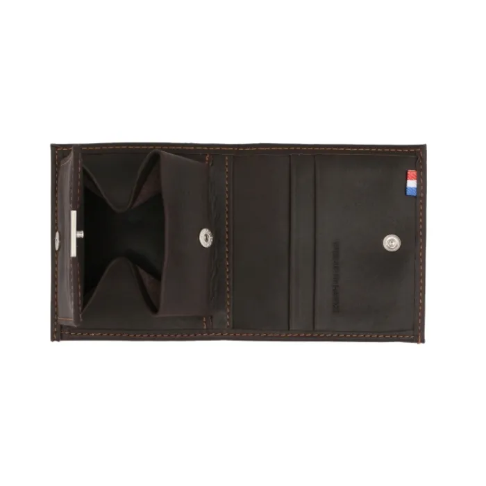 Frandi Porte monnaie homme cuir carré ->Homme Porte-Monnaie Cuir