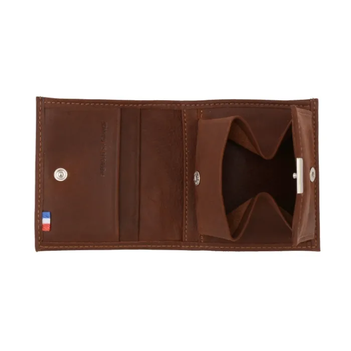 Frandi Porte monnaie homme cuir carré ->Homme Porte-Monnaie Cuir