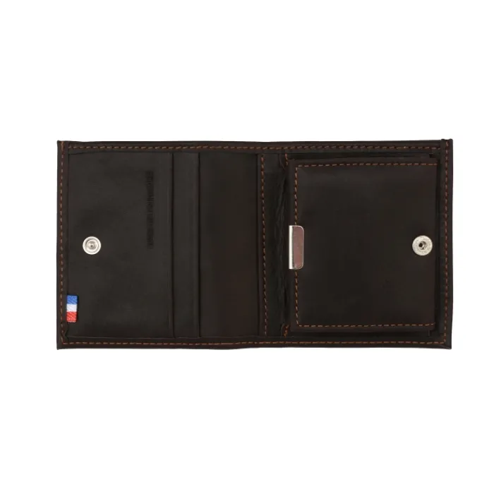Frandi Porte monnaie homme cuir carré ->Homme Porte-Monnaie Cuir