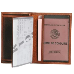 Frandi Porte papier en cuir pour homme -><noscript><img width=
