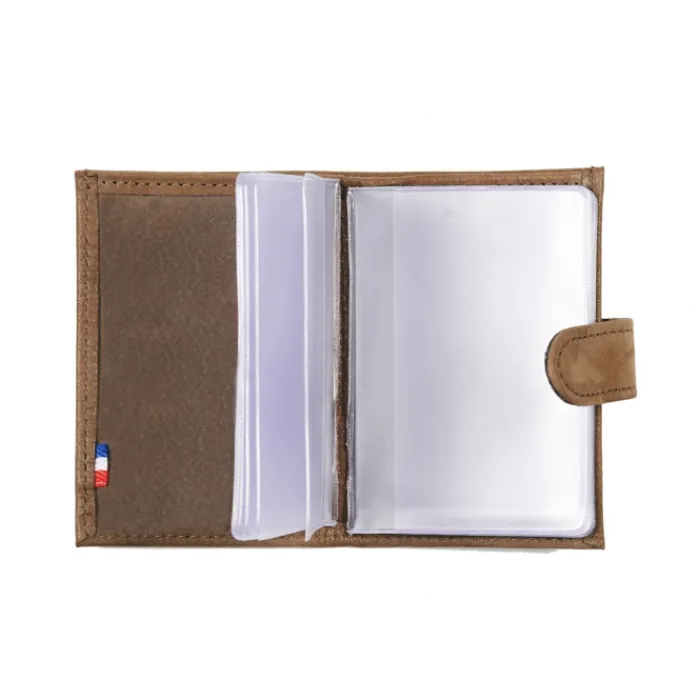 Frandi Porte-carte avec patte ->Femme Porte-Carte Cuir