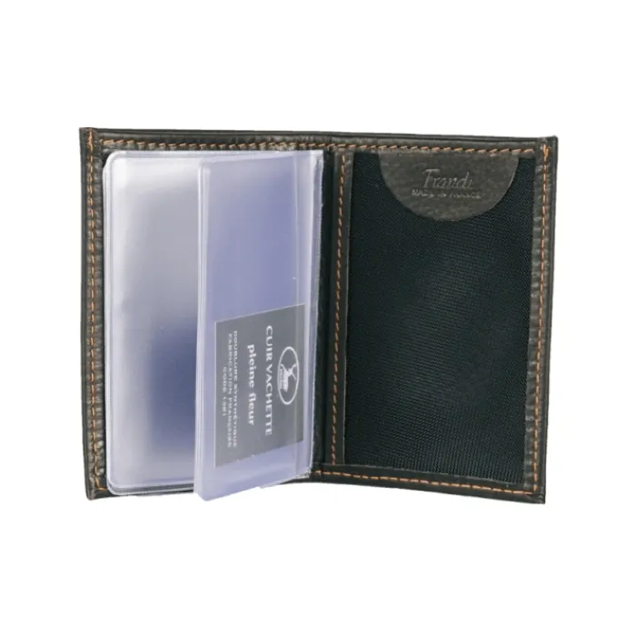 Frandi Porte-cartes en cuir ->Homme Porte-Carte Cuir