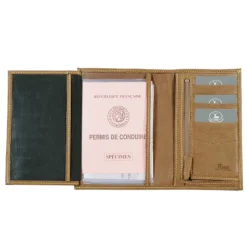 Frandi Portefeuile cuir avec fermeture extérieure -><noscript><img width=