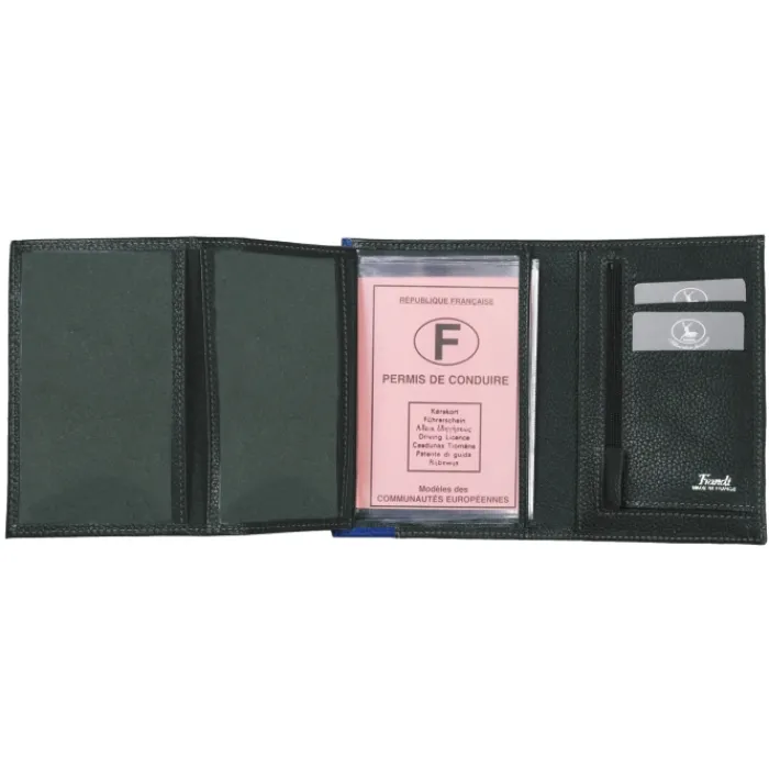 Frandi Portefeuille 3 volets>Homme Portefeuille Cuir