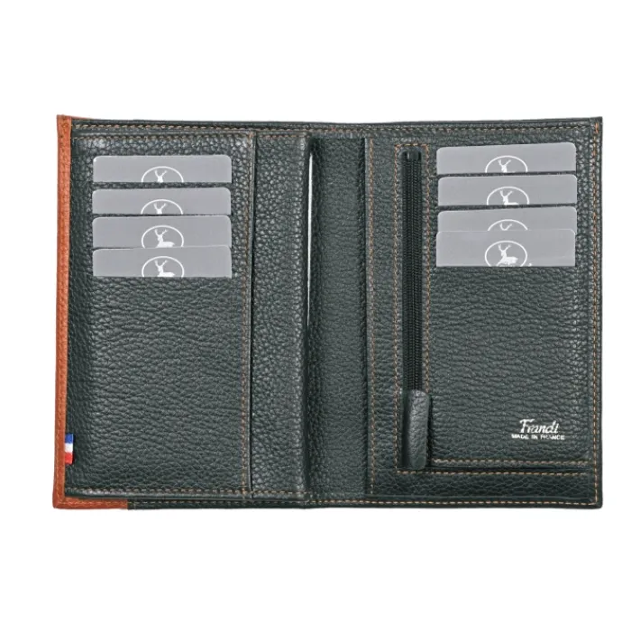 Frandi Portefeuille 3 volets>Homme Portefeuille Cuir