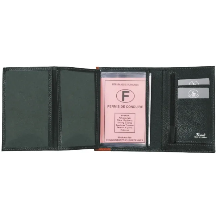 Frandi Portefeuille 3 volets>Homme Portefeuille Cuir