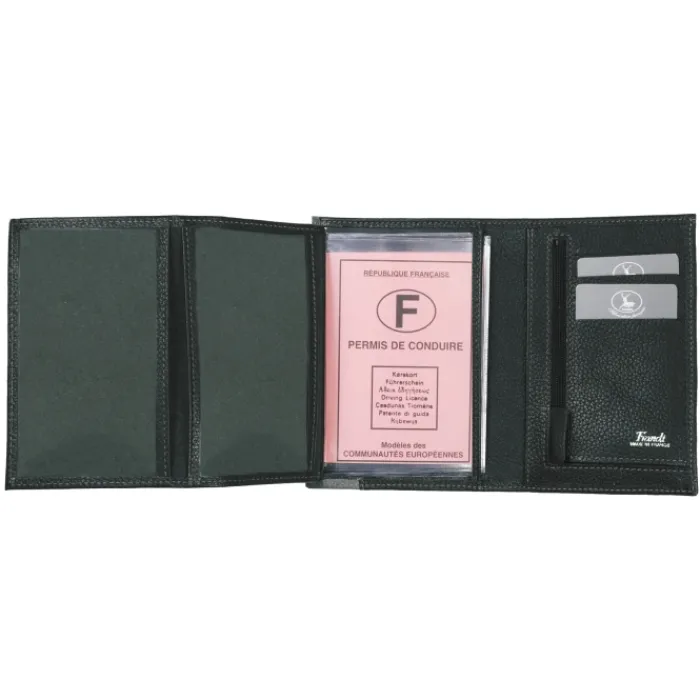 Frandi Portefeuille 3 volets>Homme Portefeuille Cuir
