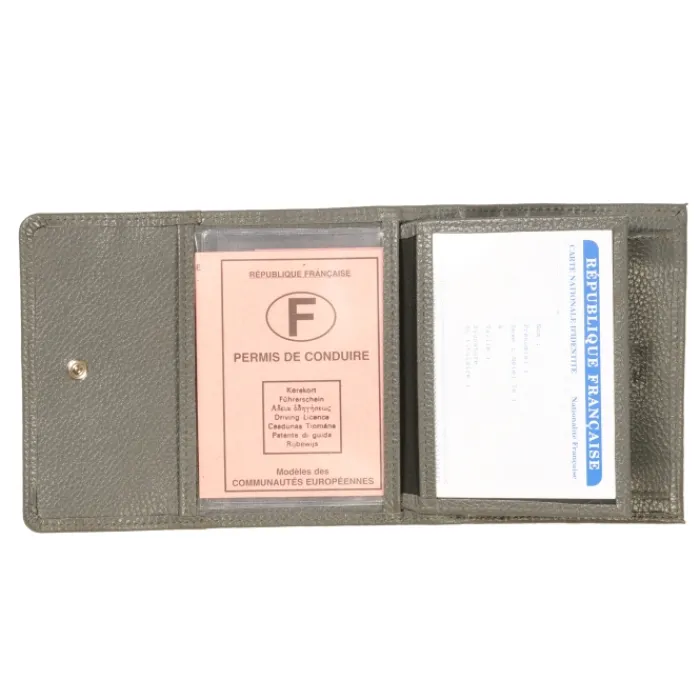 Frandi Portefeuille avec fermeture extérieure ->Femme Portefeuille Cuir