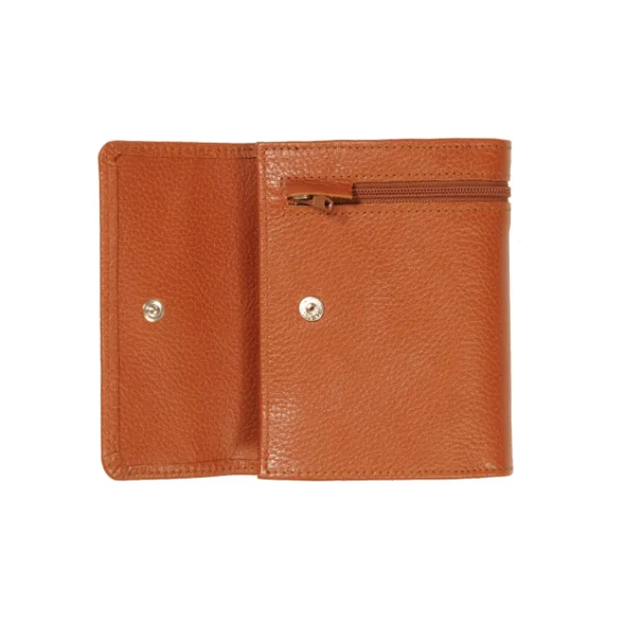 Frandi Portefeuille avec fermeture extérieure ->Femme Portefeuille Cuir