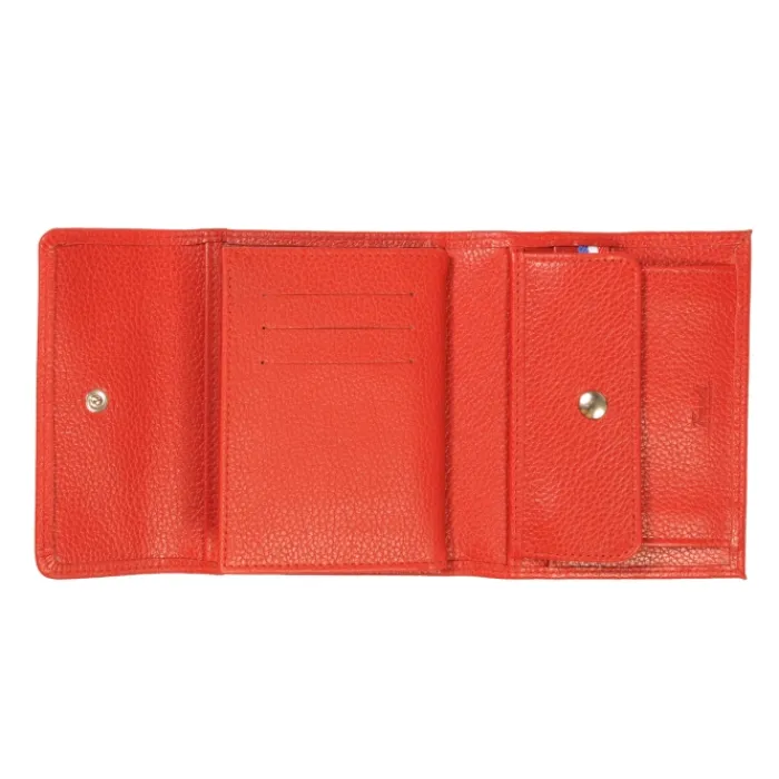 Frandi Portefeuille avec fermeture extérieure ->Femme Portefeuille Cuir