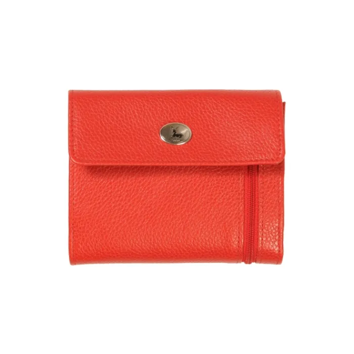 Frandi Portefeuille avec fermeture extérieure ->Femme Portefeuille Cuir