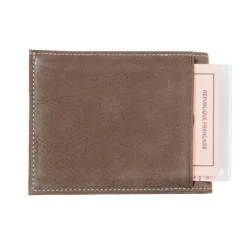 Frandi Portefeuille avec rabat en cuir -><noscript><img width=