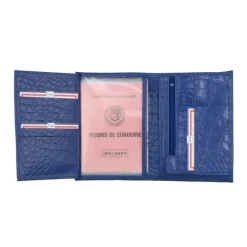 Frandi Portefeuille croco 14 cm><noscript><img width=