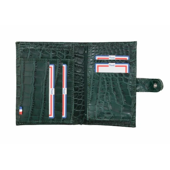 Frandi Portefeuille crocodile>Femme Portefeuille Cuir