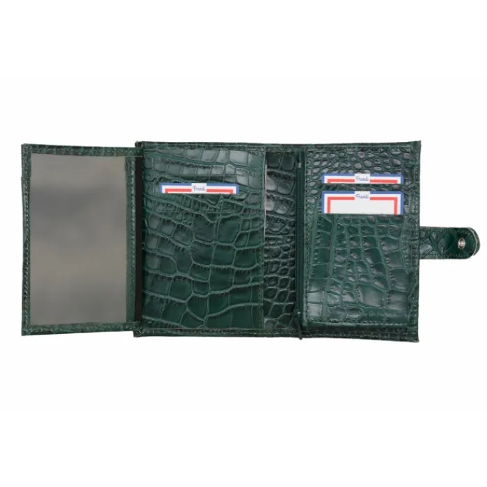 Frandi Portefeuille crocodile>Femme Portefeuille Cuir