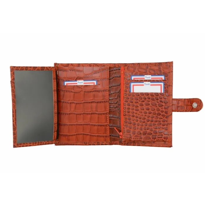 Frandi Portefeuille crocodile>Femme Portefeuille Cuir