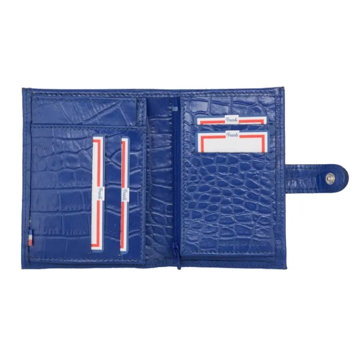 Frandi Portefeuille crocodile>Femme Portefeuille Cuir