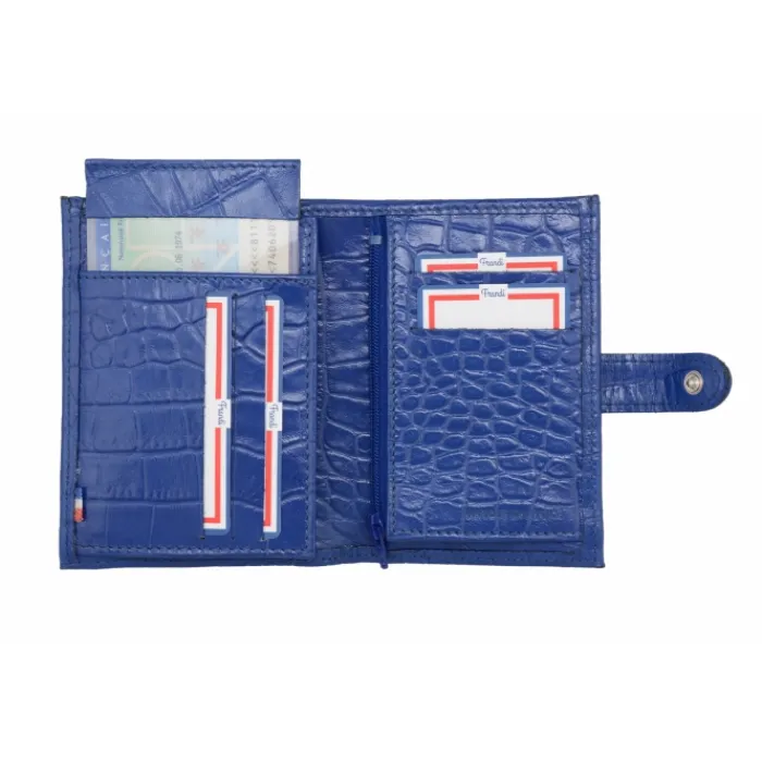 Frandi Portefeuille crocodile>Femme Portefeuille Cuir