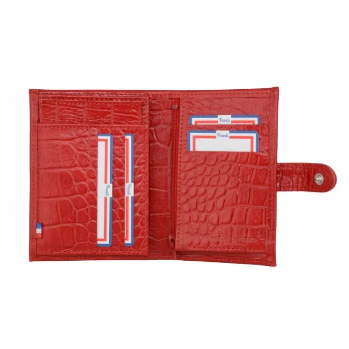 Frandi Portefeuille crocodile>Femme Portefeuille Cuir