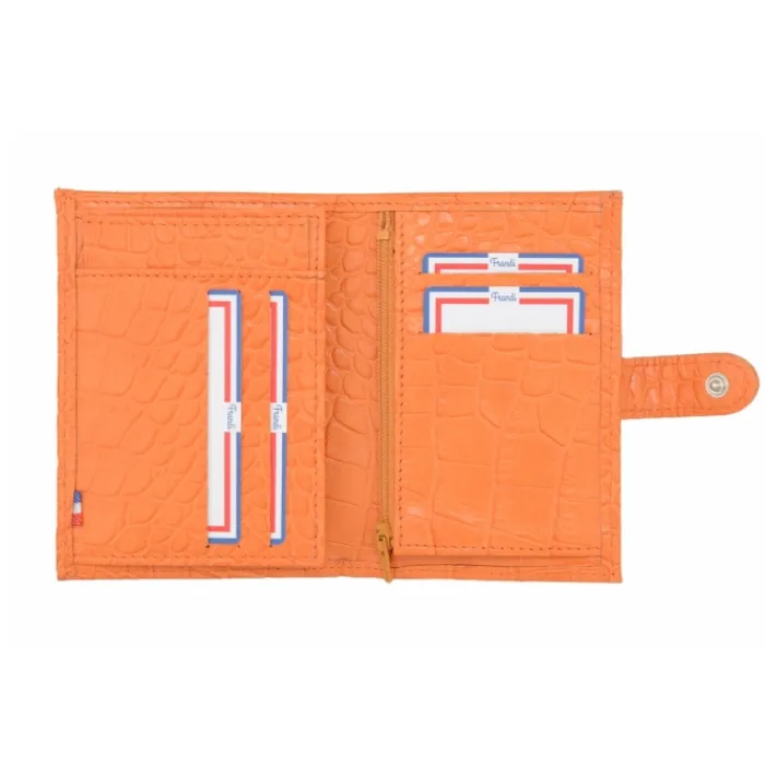 Frandi Portefeuille crocodile>Femme Portefeuille Cuir