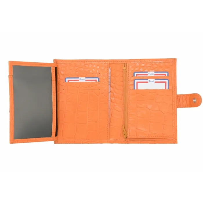 Frandi Portefeuille crocodile>Femme Portefeuille Cuir