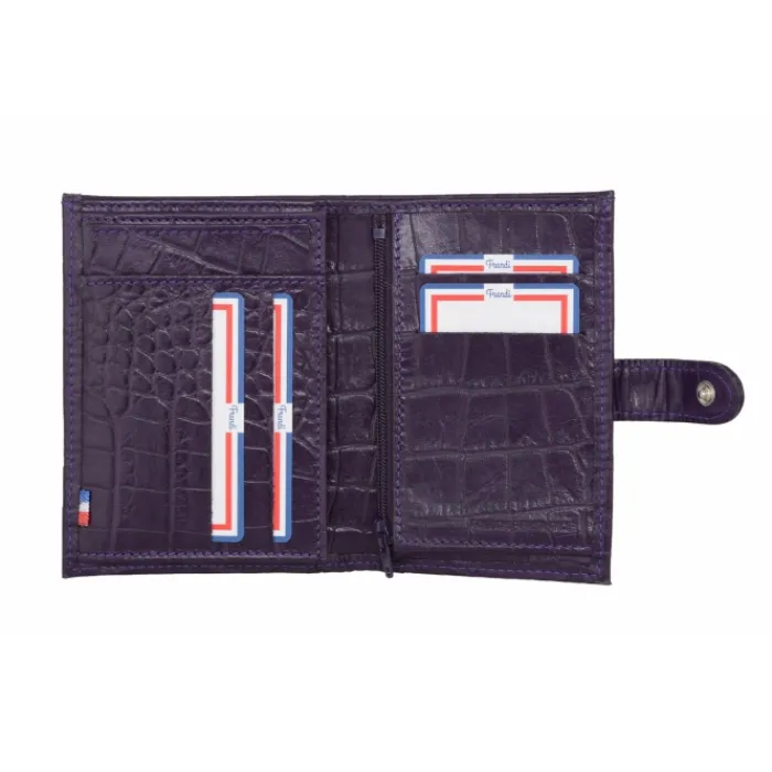 Frandi Portefeuille crocodile>Femme Portefeuille Cuir