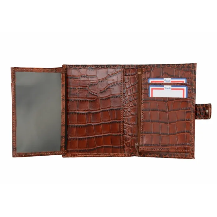 Frandi Portefeuille crocodile>Femme Portefeuille Cuir