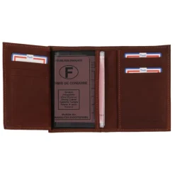 Frandi Portefeuille cuir - Portefeuille gold, marron ou noir -><noscript><img width=