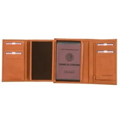 Frandi Portefeuille cuir 4 volets -><noscript><img width=