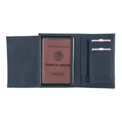 Frandi Portefeuille cuir 4 volets -><noscript><img width=