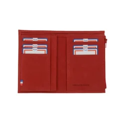 Frandi Portefeuille cuir femme - Portefeuille femme orange, violet ou rouge - 96469><noscript><img width=