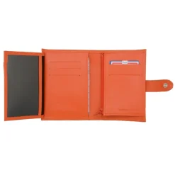 Frandi Portefeuille cuir femme orange violet rouge><noscript><img width=
