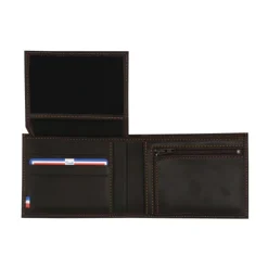 Frandi Portefeuille cuir noir avec rabat -><noscript><img width=