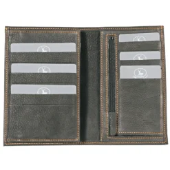 Frandi Portefeuille cuir surpiqûre coloré -><noscript><img width=