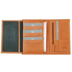 Frandi Portefeuille cuir surpiqûre coloré -><noscript><img width=