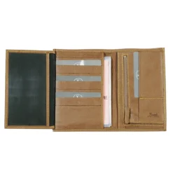 Frandi Portefeuille cuir surpiqûre coloré -><noscript><img width=